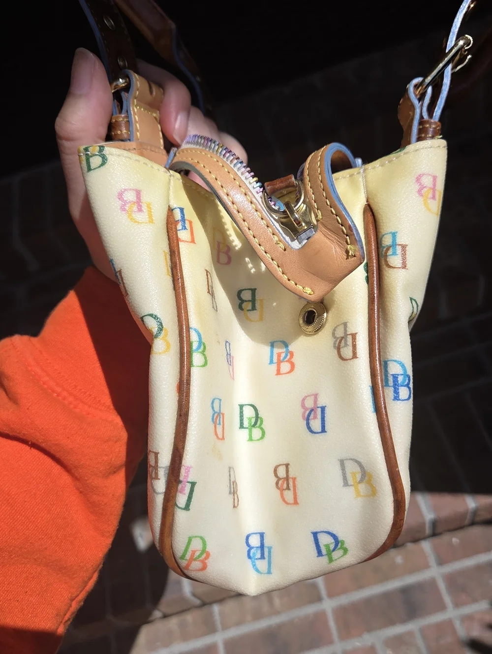 Dooney and Bourke Small DB Monogram "It" Bag - Picture 3 of 14